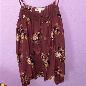 Tank top blouse